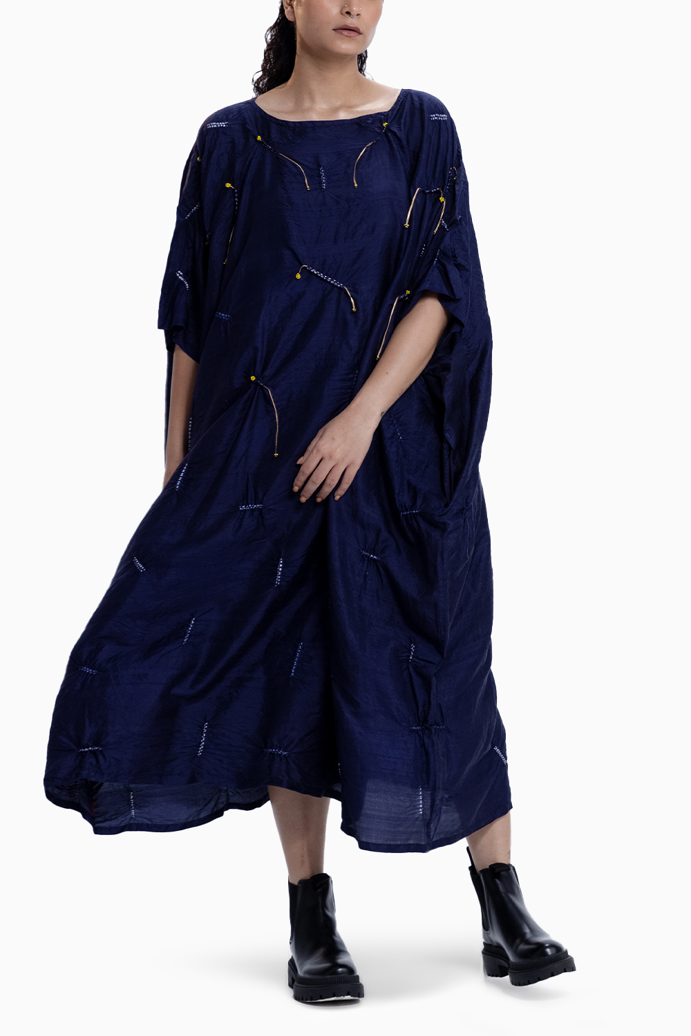 Navy Sea Shell Kaftan