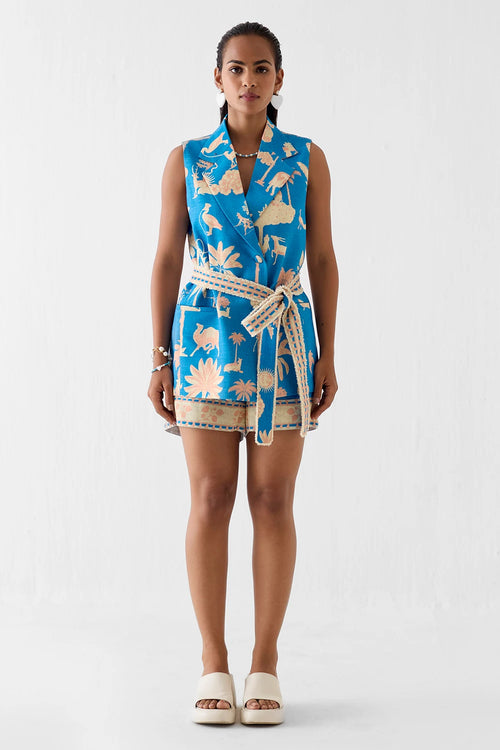 Jaipur Blazer And Shorts