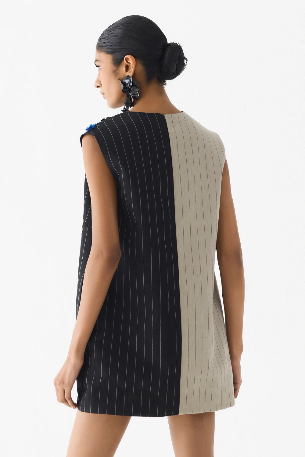 Buds Half and Half Suiting Dress