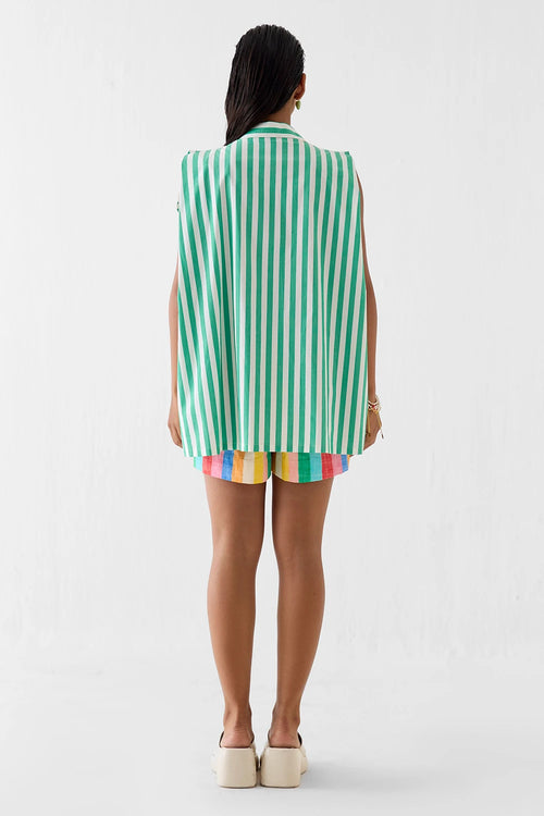 Mint Flower Shirt