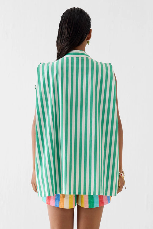 Mint Flower Shirt