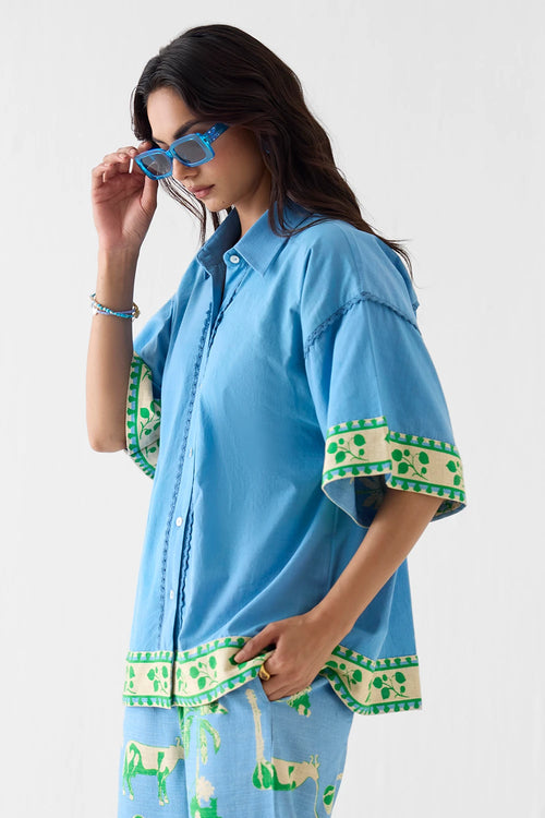 Nila Boxy Shirt And Trousers