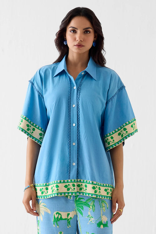 Nila Boxy Shirt And Trousers