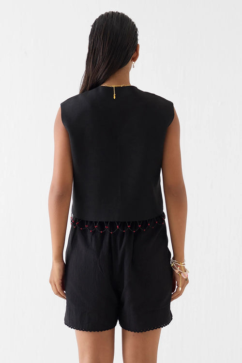 Sahara Night Vest And Shorts