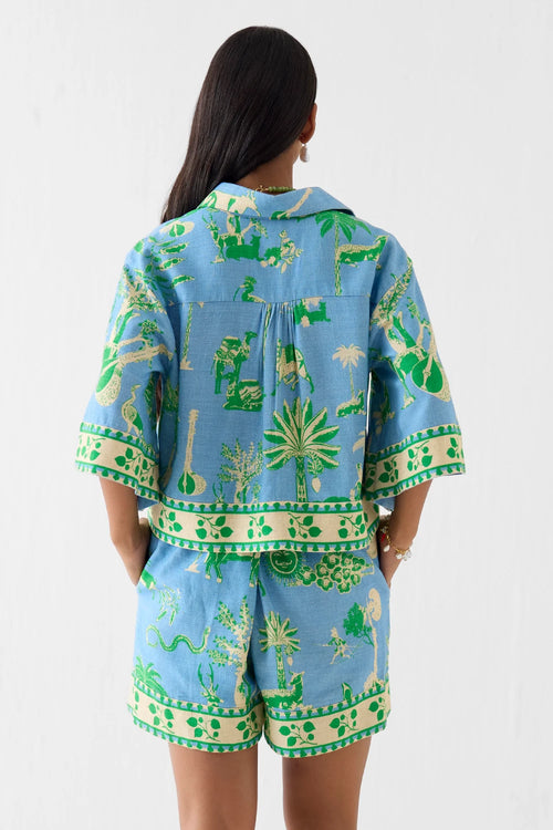 Nila Crop Top And Shorts