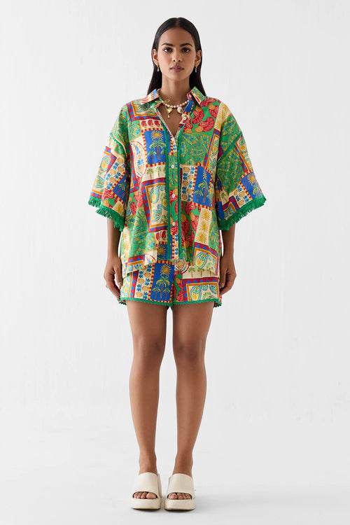 Johari  Shirt And Shorts