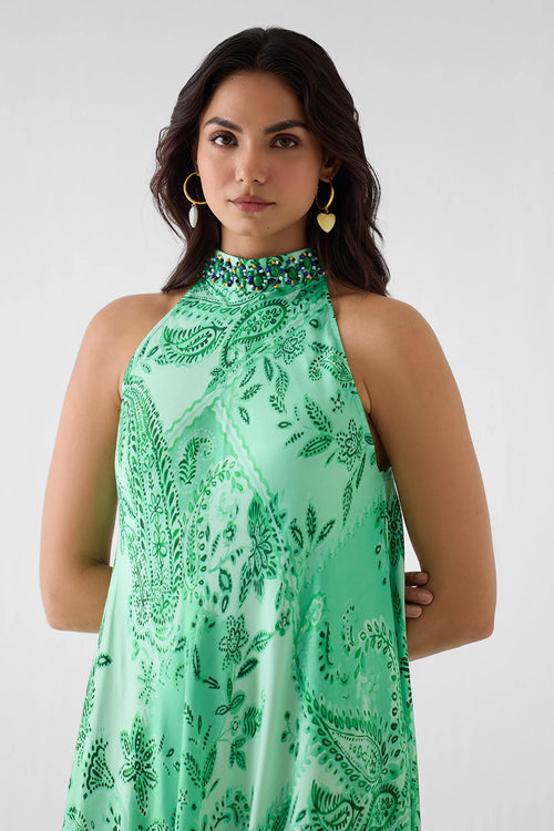 Buta Halter Dress
