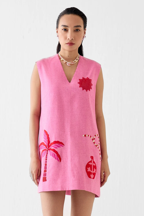 Pink City Short Dress