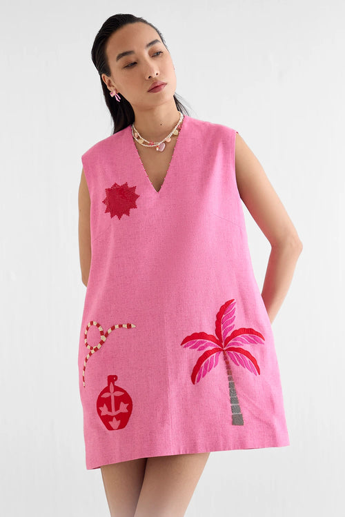 Pink City Short Dress