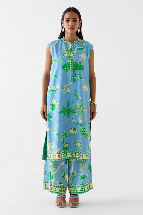 Nila Kurta And Pants