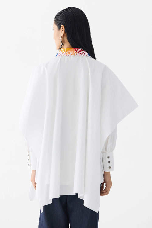Calla Layered Poplin Shirt