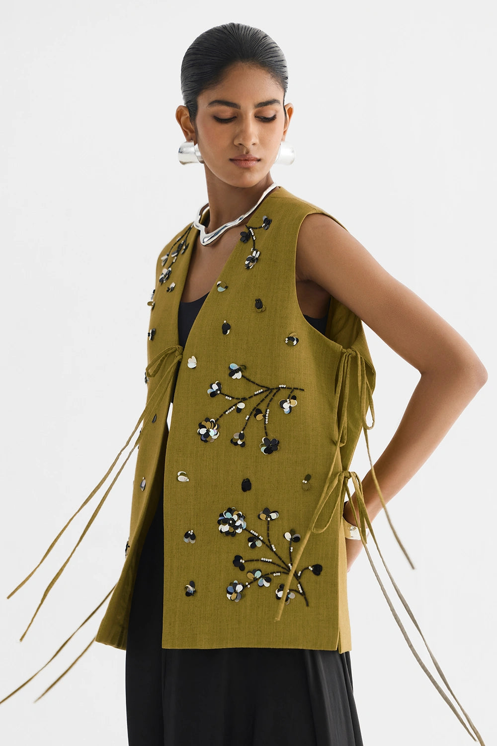 Tiger Lily Vest and Dhoti Pants