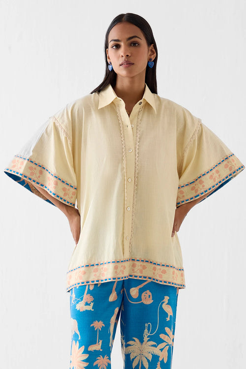 Jaipur Boxy Shirt And Trousers