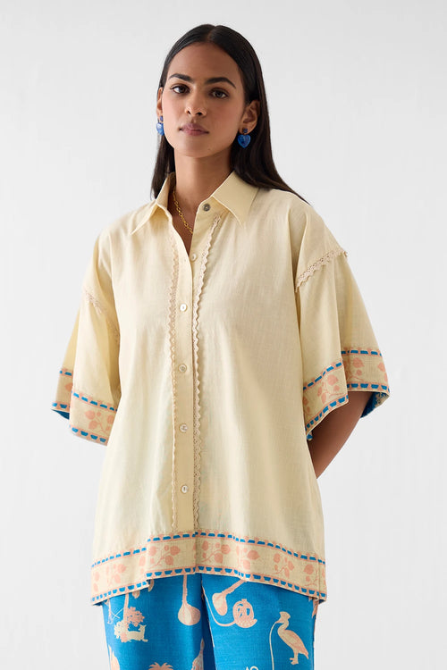 Jaipur Boxy Shirt And Trousers
