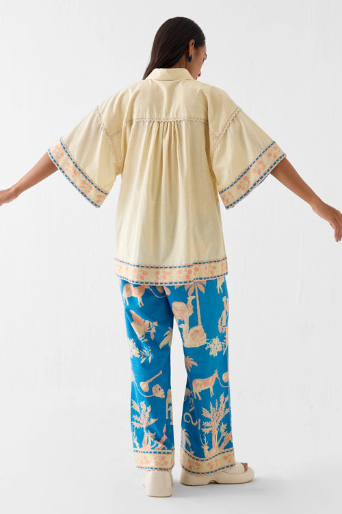 Jaipur Boxy Shirt And Trousers