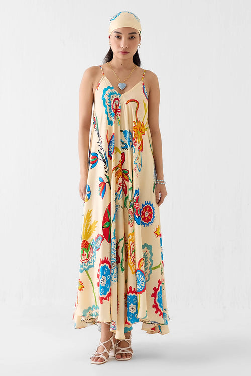 Sanganer Strappy Dress