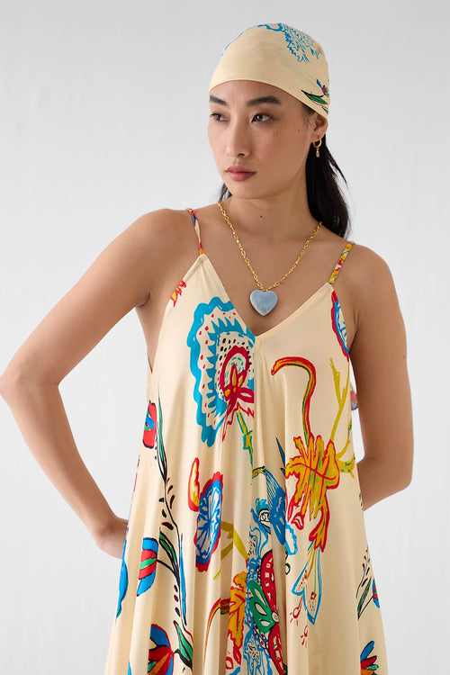 Sanganer Strappy Dress