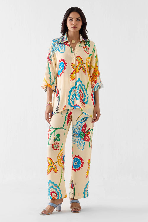 Sanganer Shirt And Trousers