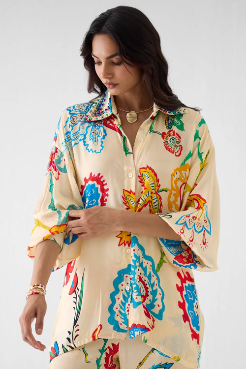 Sanganer Shirt And Trousers