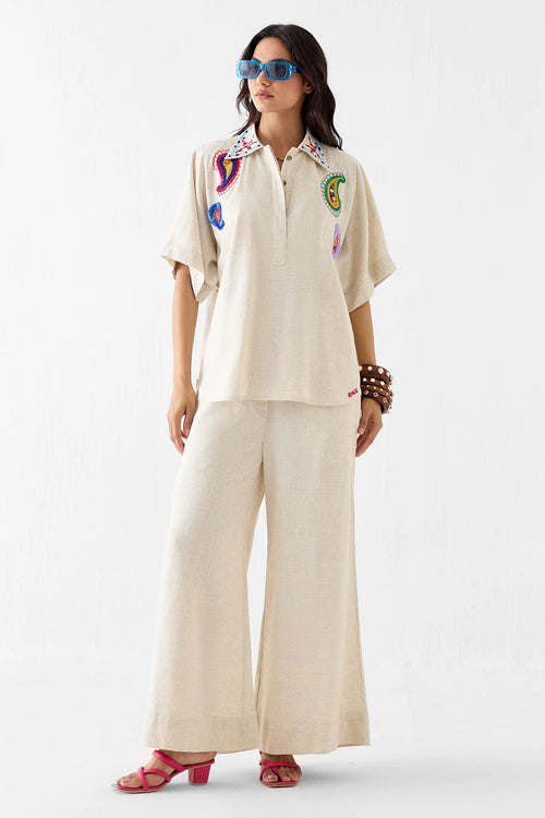 Paisley Shirt And Trousers
