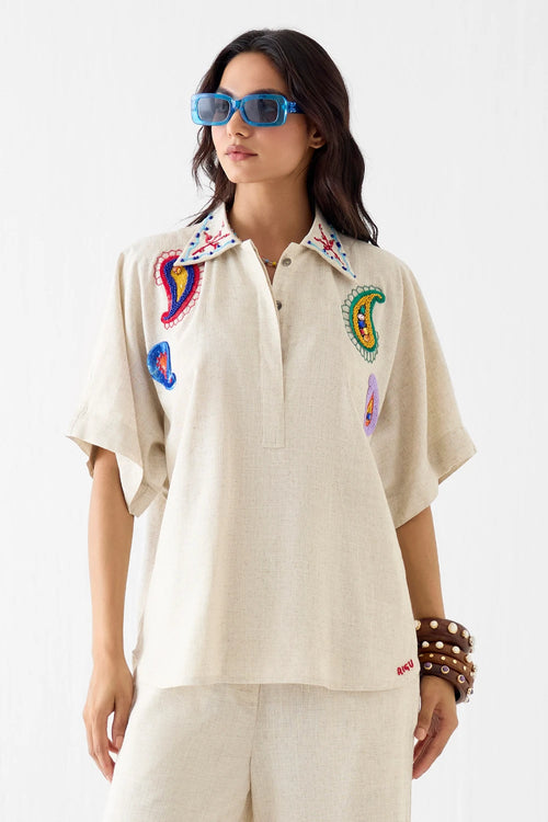 Paisley Shirt And Trousers