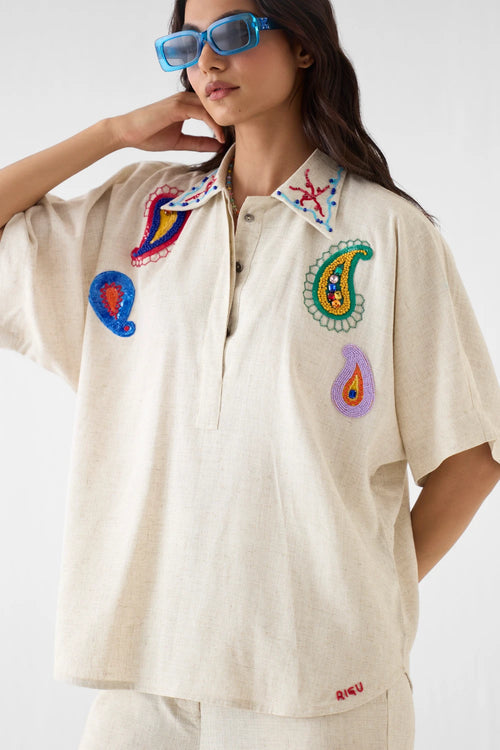 Paisley Shirt And Trousers