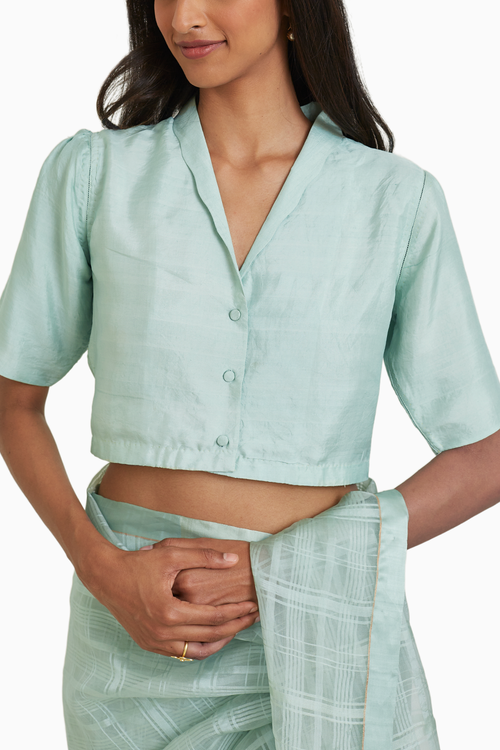 Panache Seafoam Mulberry Silk Blouse