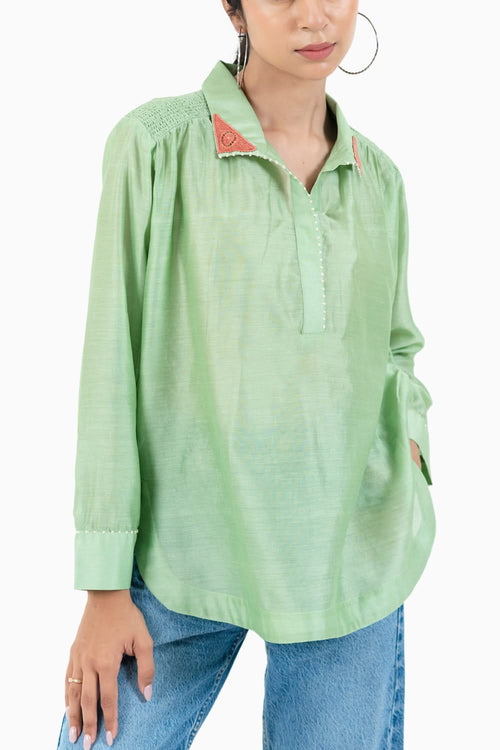 Mint Green Summer Shirt