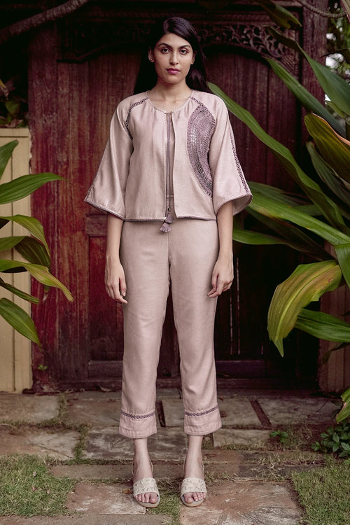 Summer Threads Mauve Cara Jacket Co-ord Set