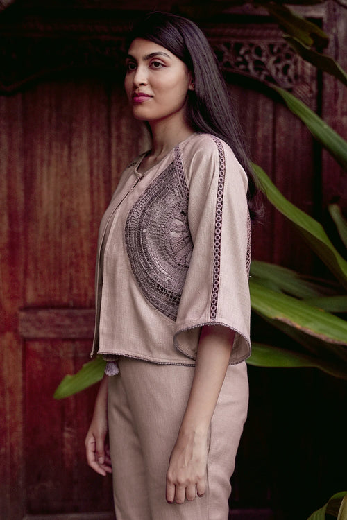 Summer Threads Mauve Cara Jacket Set