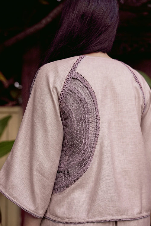 Summer Threads Mauve Cara Jacket Set