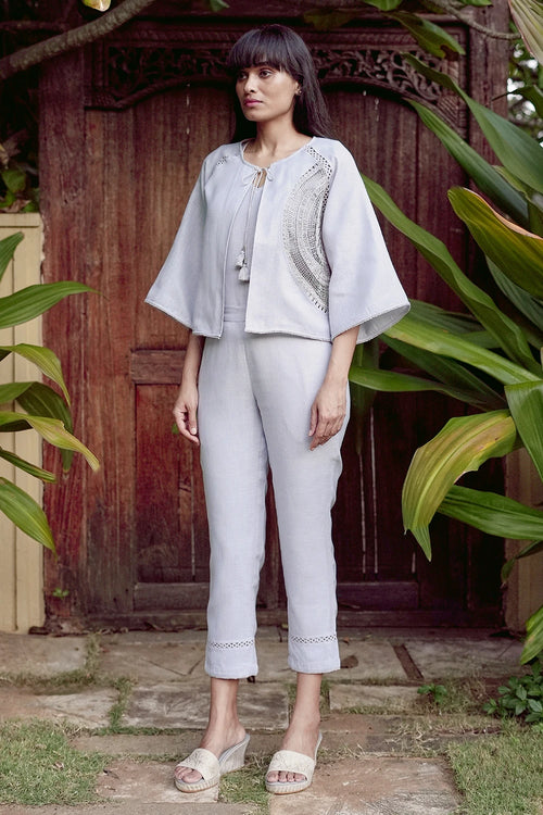 Summer Threads Smoke Cara Jacket Co-ord Set