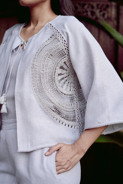 Summer Threads Smoke Cara Jacket Set