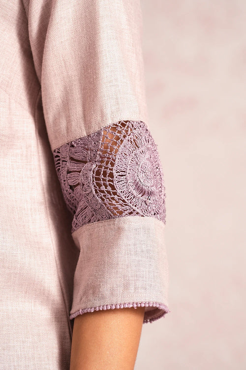 Summer Threads Mauve Cara Kurta Set