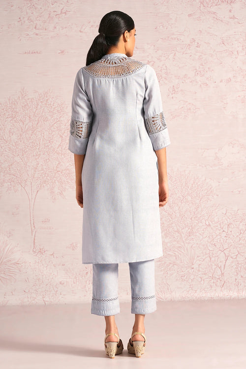 Summer Threads Smoke Cara Kurta Set