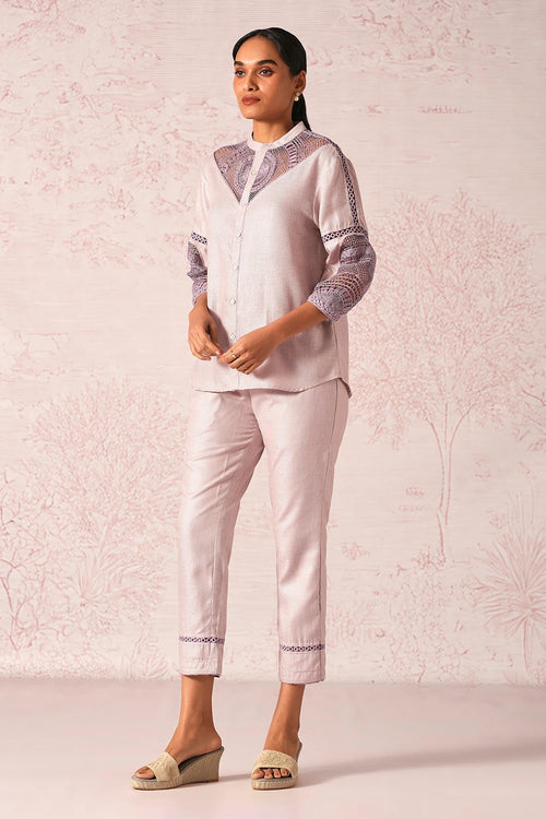 Summer Threads Mauve Cara Shirt Co-ord Set