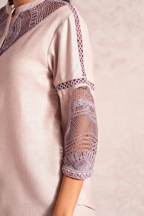 Summer Threads Mauve Cara Shirt Co-ord Set