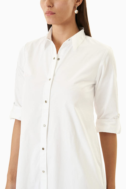 White Shirt Dress
