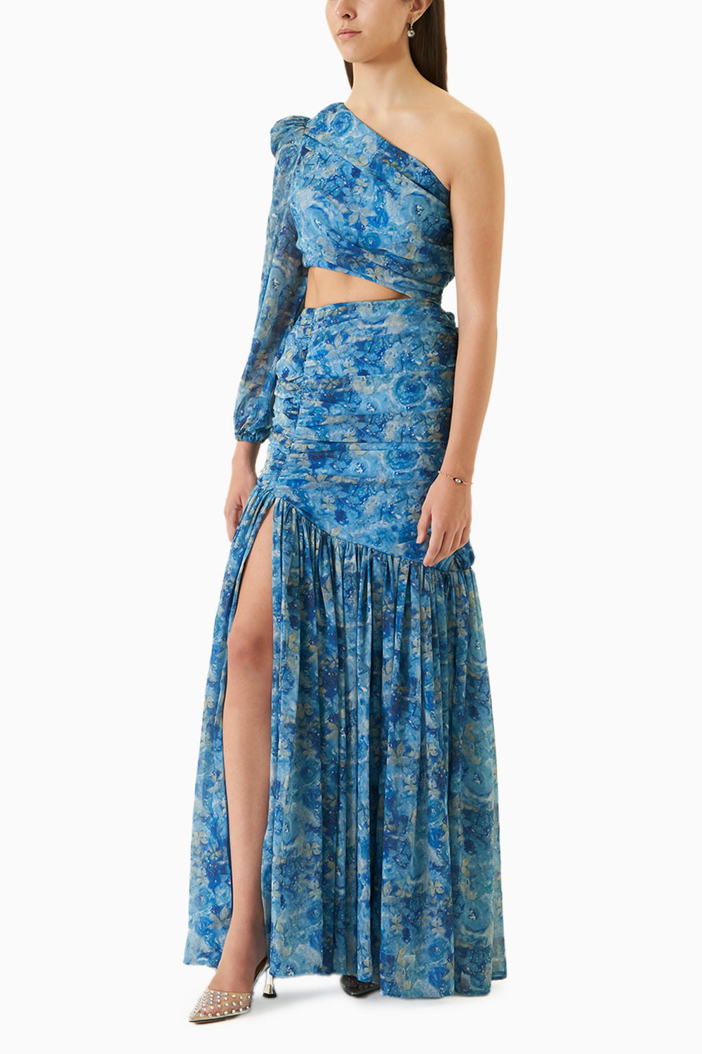 Blue Ariel Long Dress