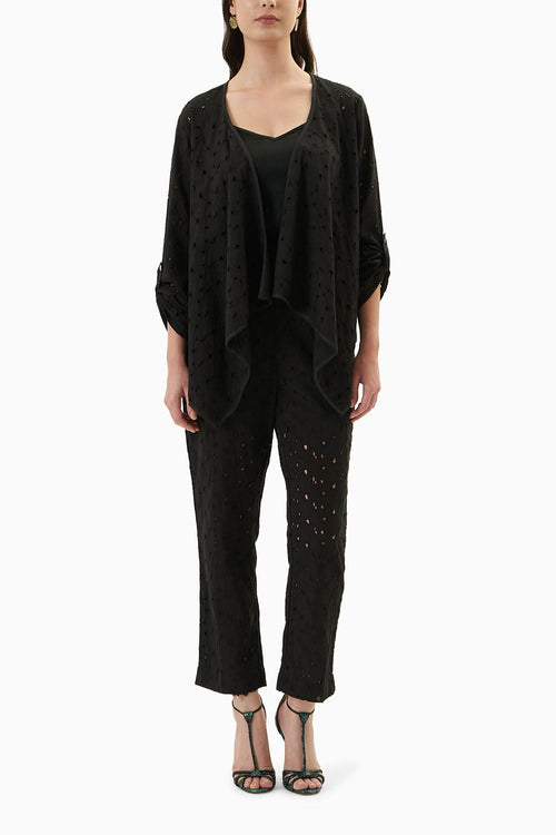 Black Waterfall Co-ord