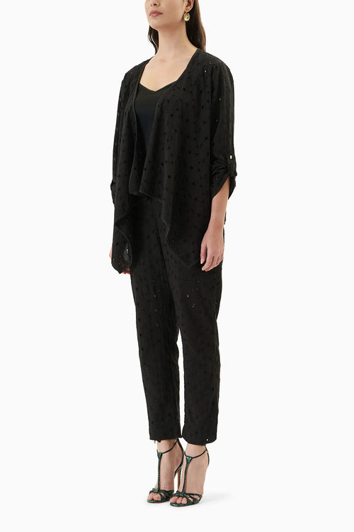 Black Waterfall Co-ord