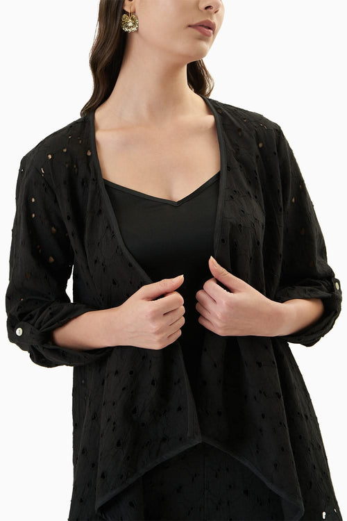 Black Waterfall Co-ord