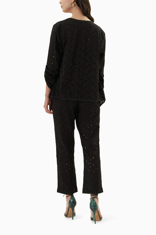 Black Waterfall Co-ord