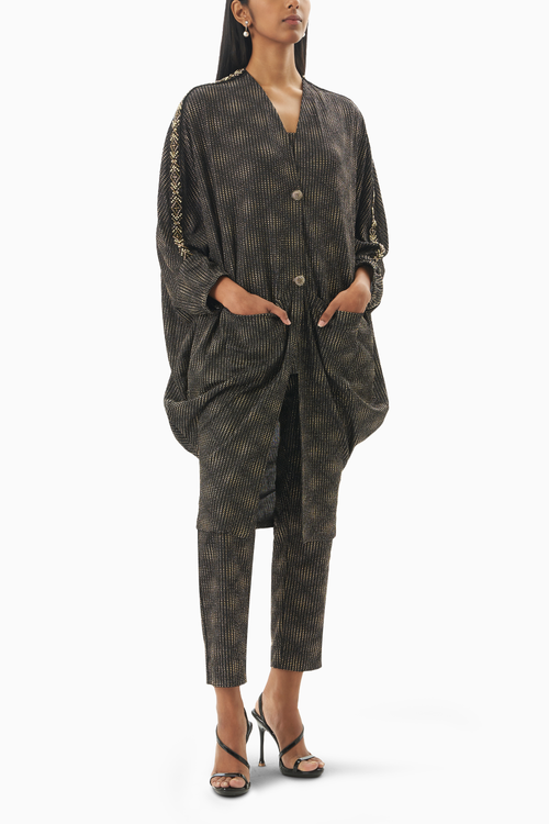The Black Kimono Set