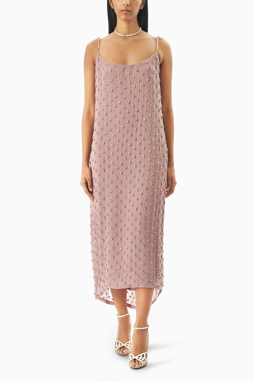 Bea Powder Mauve Dress