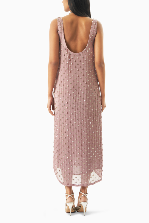 Bea Powder Mauve Dress