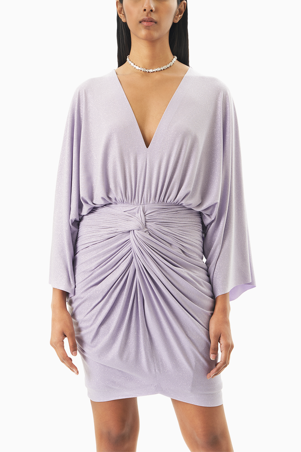 Lavender Gray Val Dress