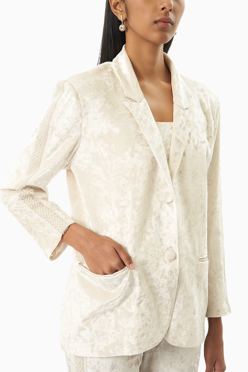 The Legacy Off-White Blazar Set