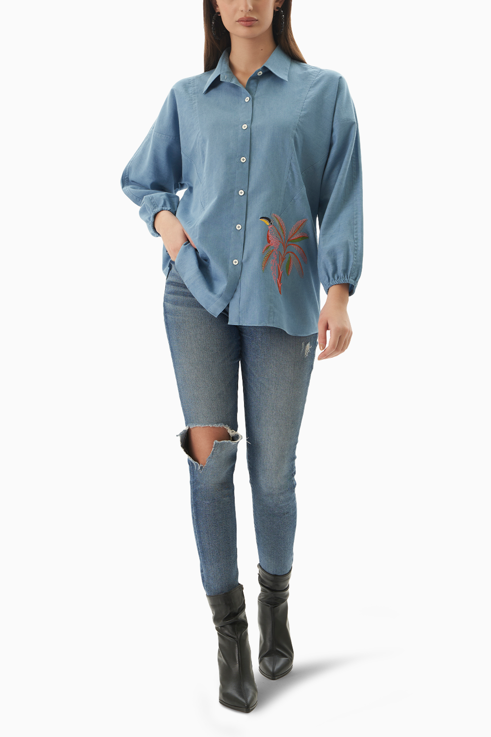 Blue Hornbill Shirt