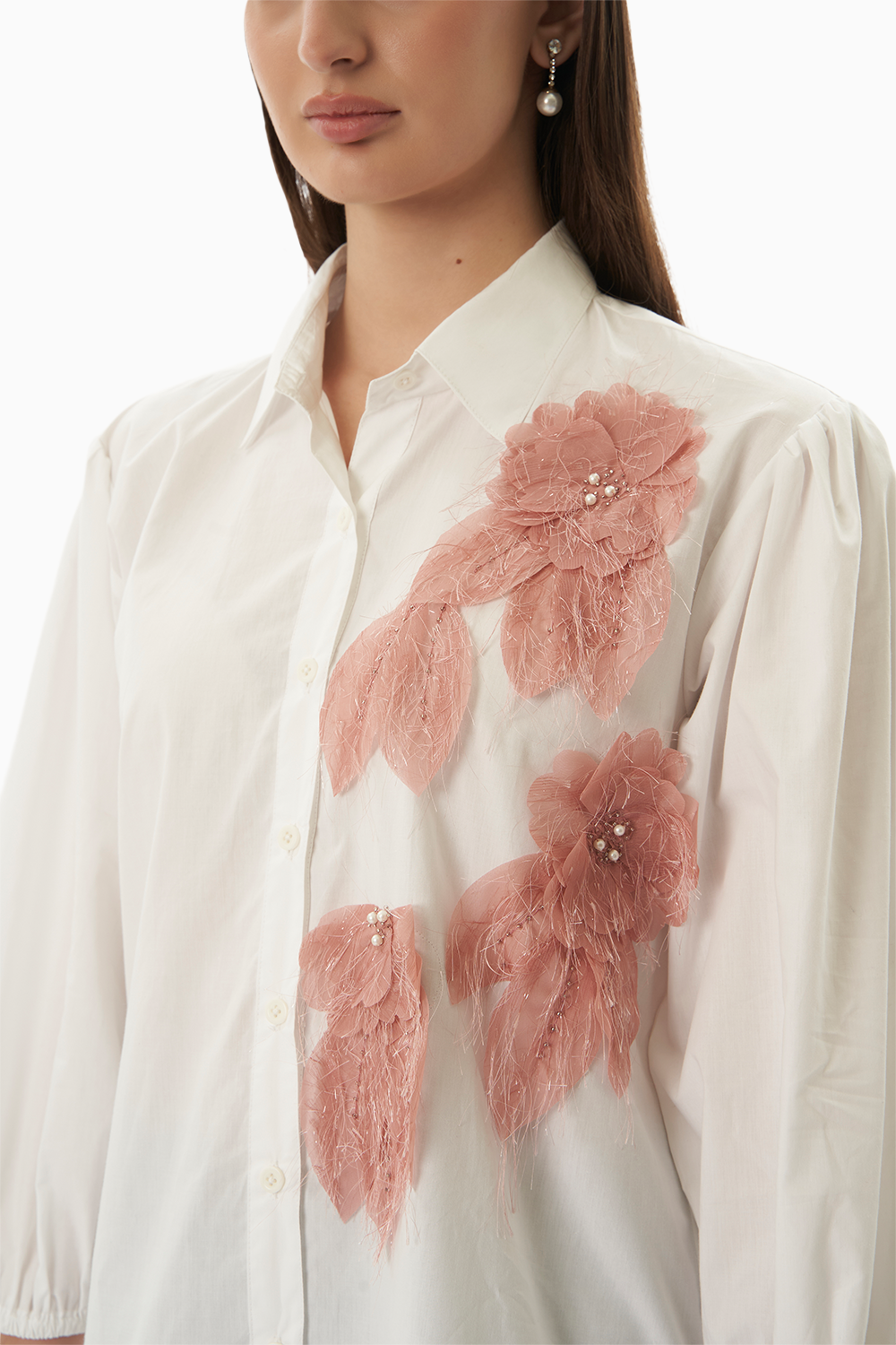 Peach Bloom Shirt